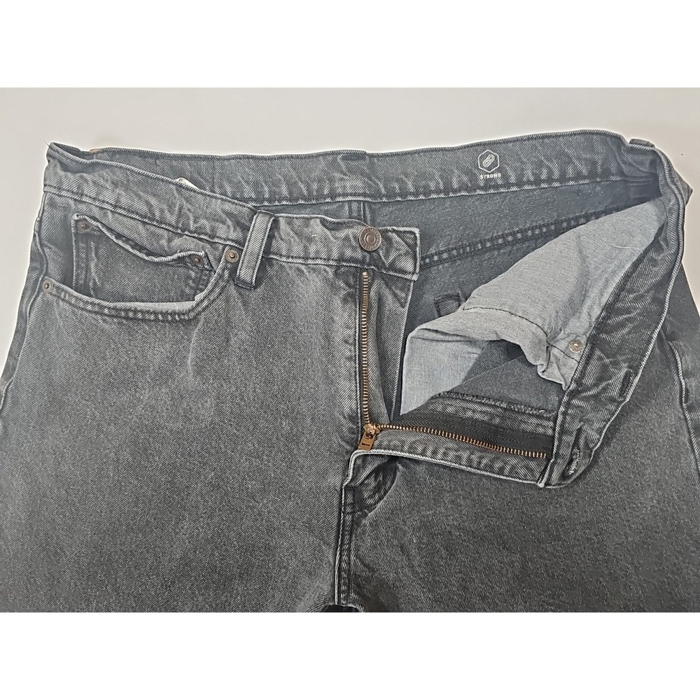 LEVI'S 511 Faded Black Slim Fit Jeans Men's 36x32 - Vintage Look - Picture 3 of 12